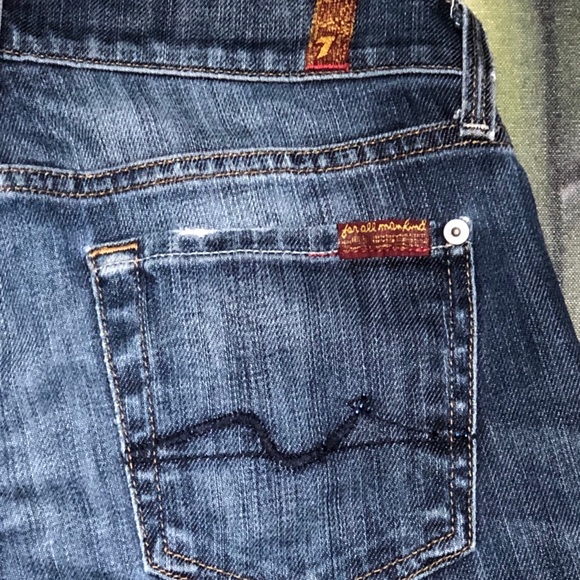- ⭐️- 7 For All Mankind ⭐️straight Leg Jeans Size 26⭐️ - Picture 7 of 7